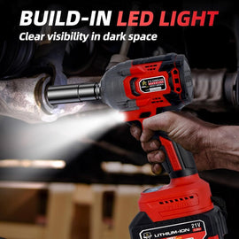 Get outstanding power and precision with the JPT combo Pro Series brushless 21-volt impact wrench with 10pcs socket set. Buy now and get 12-months warranty.
