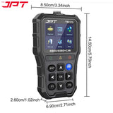 JPT OBD2 Scanner with Battery Tester – Universal Car Diagnostic Tool for Check Engine Light, Live Data, Emissions Readiness, Fault Code Reader, Plug & Play, Supports All OBDII Vehicles
