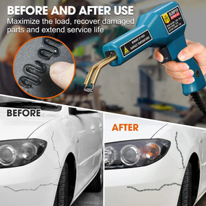 JPT Heavy Duty 70-watt Car Bumper Repair Kit | 0.5A Electric Current | 4-Types 400-Piece Hot Stapler | Plastic Repair DIY Tools
