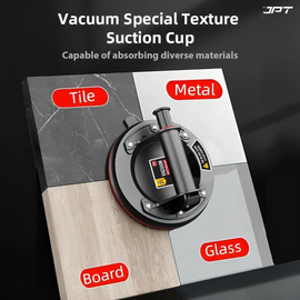Buy now the JPT 8-inch glass suction cup vacuum lifter, featuring maximum 200kg load capacity and perfect for moving glass, tile, stone, and more.