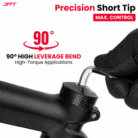 Buy JPT 9-piece CR-V Hex Allen key set (T10–T50) with 5-inch L-type design for extra leverage. Heavy duty cr-v hex key set for bike, car and workshop repair.