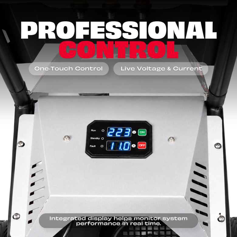 JPT Pro Series 4HPC Commerical High Pressure Washer | 3000W Powerful Motor | Max. 220 Bar Power | Max. 3200 PSI Pressure | 18 L/Min Water Flow | Best For Car Service Centers & Industrial Cleaning