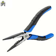 Buy now the JPT 8-inch long heavy-duty nose plier, featuring premium quality build, easy wiring, sharp cutting, and strong gripping. Buy Now 