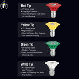 Buy JPT combo 15cm high pressure washer extension wand with 4 spray nozzle tips & quick connector to meet all your pressure washing needs with just one purchase.