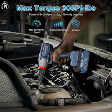 Buy the JPT brushless new cordless impact wrench, featuring 400 Nm torque with 4300 RPM speed, to removes tire screws in just second. Buy now at huge discount.