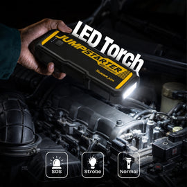 JPT Jump Starter 4000A 24000mAh Thunder X24 Ultra Safe Smart EC5 Power Bank • Fast Charging Output • 3-Mode LED Torch • Trucks, Cars & SUVs • Carry Case • With 1 Year Warranty