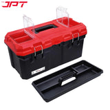 Buy JPT Pro Series 19" heavy-duty tool box, featuring two transparent lid, one removable tray compartment, dustproof & waterproof seal design, and more. Buy Now
