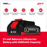 Buy now the JPT Pro Series 21v cordless impact drill machine at the most discounted price online in India. Shop best collection of drill machine for home at JPT