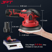 Buy JPT heavy-duty 12v cordless car polishing machine, featuring 450w motor, 5500rpm speed, 6