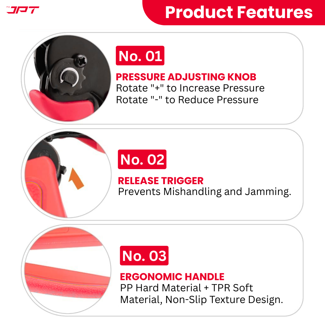 Buy JPT Wire Crimping Tool for professional ratcheting wire crimping tool with adjustable crimping force and interchangeable dies. Buy now at best price.