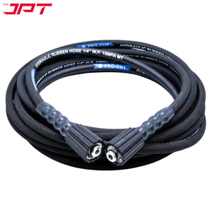 Buy the JPT heavy-duty 8-metre pressure washer hose pipe, featuring superior quality build, universal fitting, kink resistant, compatible with many brands.