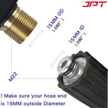 Buy the JPT heavy-duty 15mtr pressure washer hose pipe, featuring premium build quality, anti-kink technology, leak-proof assurance, and much more. Buy Now