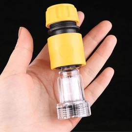 JPT Heavy Duty Universal Inlet Quick Connector & Transparent Inlet Filter Accessory | Compatible with All Pressure Washer Brands | Ideal for High Pressure Washers & Gardening