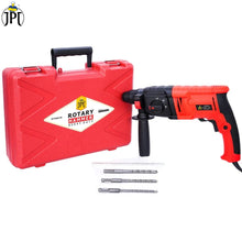 Grab the amazing deal on the JPT Pro SDS-Plus rotary hammer machine. It features 700 watts of power, 1400 RPM speed, 2.4 joules of impact energy, and more.