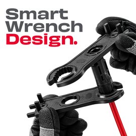 JPT MC4 Solar Crimping Tool Kit, 2.5/4/6mm², 10-32 AWG, Wire Stripper | 2.5/4/6mm² Crimping • 10-32 AWG Stripping • 6 MC4 Connectors • 12 MC4 Pins • 2 Wrenches • Storage Bag