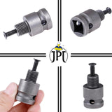 JPT 1/2 Inch Square Drive To 20UNF Drill Chuck Socket Adapter Impact Wrench Chuck Converter To Electric Drill | Chucks Adaptor Conversion For Impact And Ratchet Wrench