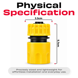JPT 1/2" Universal Inlet Quick Connector for Higher Pressure Washer | Suitable for JPT, Cazar, Vantro, StarQ, Shakti, Btali, Gaocheng | Pack Of 2