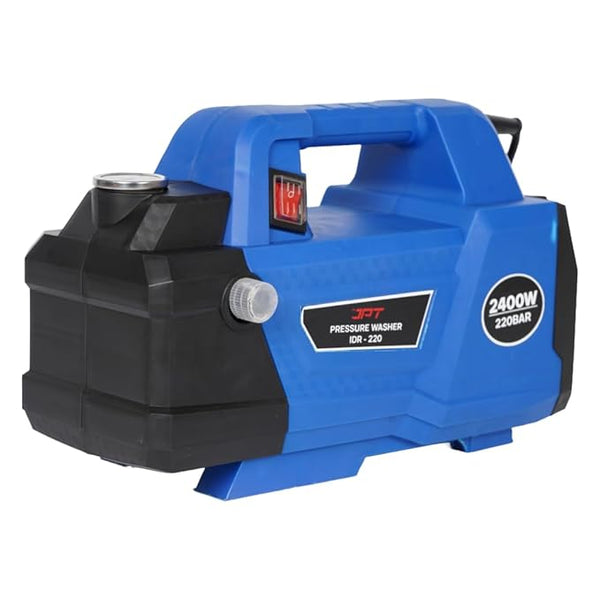 JPT Heavy Duty IDR Domestic Pressure Washer Machine | 2400 Watt Motor | Max. 220 Bar Power | 10 L/Min Water Flow | 100% Copper Winding | Portable & Durable Design | 1 Year Warranty
