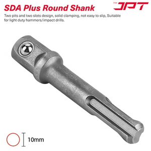 JPT 1/2-Inch SDS Plus Impact Socket Adapter | Quick Change Hex Extension Adapter | Hammer Drill Connector for Impact Wrenches & Rotary Hammers