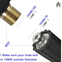 JPT Combo Heavy Duty IDR Domestic High Pressure Car Washer With Heavy Duty 15-Metre Pressure Washer Hose Pipe