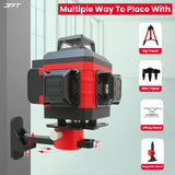Buy JPT 4D laser level machine for precise leveling at best price. This tool feature 16x coverage, self & manual leveling, brightness & remote control, and more.
