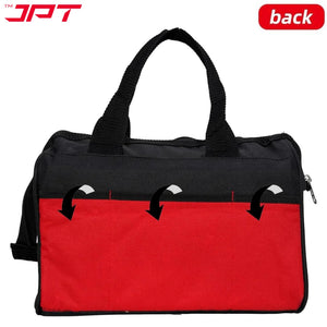 JPT 13-Inch Heavy-Duty Tool Bag | Oxford Cloth and Fine Stitching Build | Portable Made-In India Tool Bag for Electrician, Technician, Mechanics, Carpenter, and More
