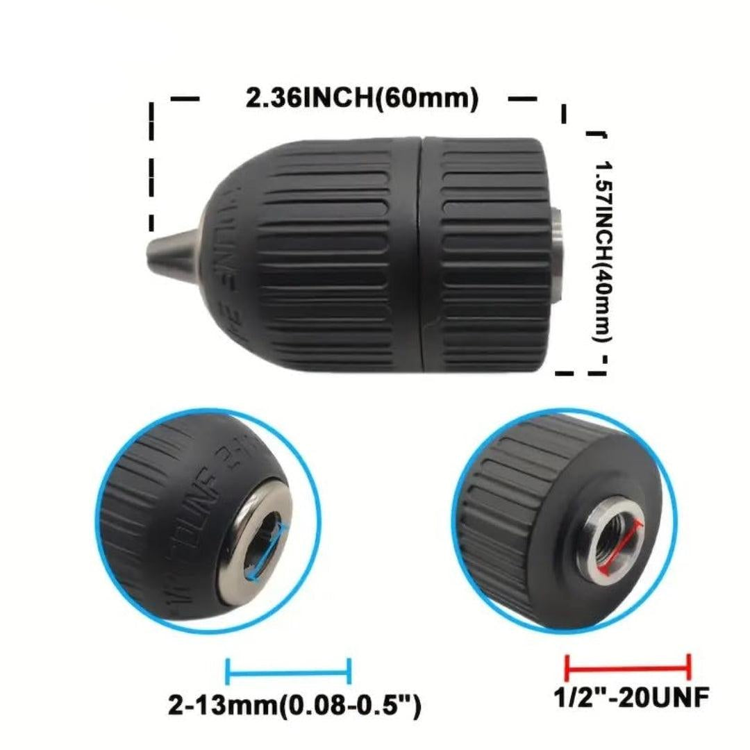 Buy the JPT premium quality 10mm clamping capacity keyless drill chuck at the best price online. Get the best collection of drill chuck at the JPT Tools.