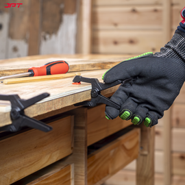 JPT 3.5" heavy duty spring clamp with 45mm wide jaw, high-tension steel spring and one-hand quick grip—ideal for woodworking, carpentry and DIY use. Buy Now