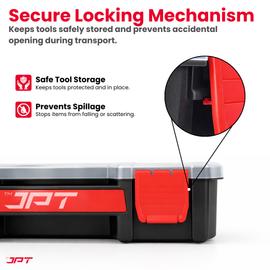 Buy JPT Ultra Heavy Duty Tool Organizer Small to stay organized on every job with this organizer featuring 10 compartments and 6 removable dividers. Buy Now