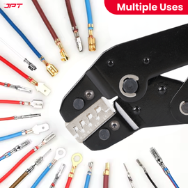 Buy JPT Wire Crimping Tool for professional ratcheting wire crimping tool with adjustable crimping force and interchangeable dies. Buy now at best price.