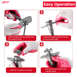 Buy JPT 22pcs Brake Caliper Piston Rewind Kit Set for car & SUV brake pad replacement and caliper maintenance al at the best price. Buy Now