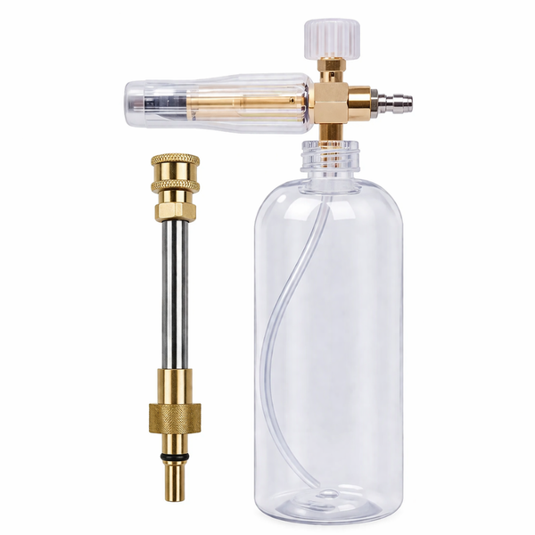 JPT Heavy Duty Snow Foam Cannon | 70 Bar Power | 3000 PSI Pressure | Brass + ABS Nozzle | Adjustable Thick Foam | Bosch Pressure Washer Adapter Included
