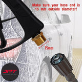 Buy the JPT heavy-duty universal high pressure water gun, featuring 300 bar power, 4350 psi pressure, adjustable nozzle, and more, all at the lowest price.