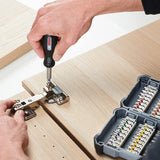 Buy now the Bosch 44-piece mixed screwdriver bit set at the lowest price online in India at JPT Tools. Build Better, Faster, Smarter with Bosch Screwdriver Bits.