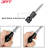 Buy now the JPT 1/2" square drive to 1/4" hex socket adapter at best price. Convert your impact wrench to drill machine quickly with JPT power tool accessory.