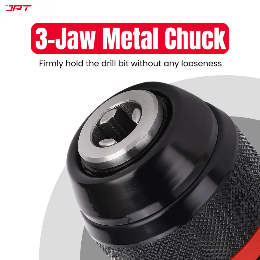 Buy now the JPT Pro Series 12v brushless drill machine, featuring heavy-duty performance, high torque & rpm in compact & light weight design all at best price.
