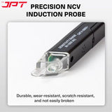 JPT Non-Contact 12-volt to 1000-volt AC Electric Tester | Tester for Live/Zero Wire | Features Advance Audible Alarm & LED Flashlight | Best for Electricians, Technicians, Ad Home Use