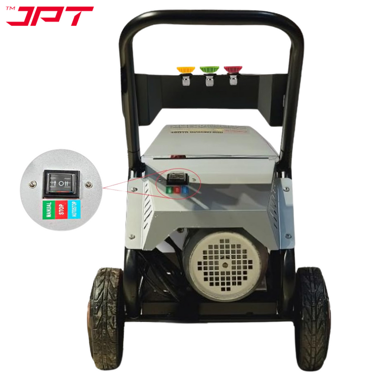 JPT Pro Series 3.7HPC Commercial Car Wash Machine | 2800-watt Powerful Motor | Max. 250 Bar Power | Max. 2655 PSI Pressure | Max. 16 L/Min Water Flow | Best for Car Service Centers, Industrial & Home Cleaning
