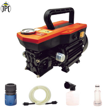 Get effortless cleaning with the JPT domestic RS1 pressure washer, featuring a 1800w copper motor, 220 bar max pressure, 6.5 L/min flow rate, and much more.