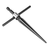 JPT T Handle Reamer, Tapered Straight Flute Handle Hole Pipe Reaming Tool