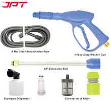 Buy the JPT Old But Gold model IDR pressure washer machine, featuring 2400-watt, 220 bar, 9 l/min water flow rate, portable and durable design, and much more.