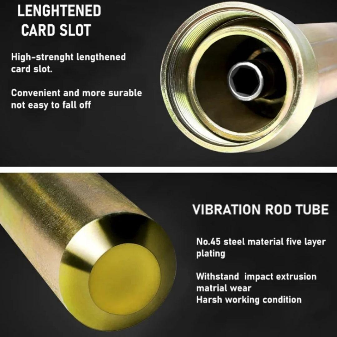 Buy now the JPT heavy-duty flexible concrete vibrator needle, to achieve flawless concrete compaction and remove air bubbles for a smooth finish. Buy Now 