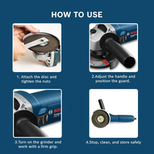 Buy the Bosch Professional GWS 600 Angle Grinder, featuring powerful 670W motor, 100mm disc, M10 spindle, lightweight, ergonomic, and durable design. Buy Now