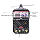 JPT Inverter Welding Machine GMMA-250 – 250A Digital ARC/TIG Welder with Adjustable Current Control, Gas Delay, Overheat Protection & Portable Design