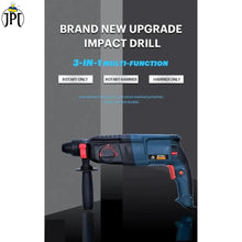 JPT SDS-Plus 26MM Core Rotary Hammer Drill Machine With Chiseling Function | 800-Watt Motor | 1100 RPM Speed | 4 Functions Mode | Depth Gauge | Auxiliary Handle ( RENEWED )