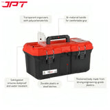 Buy JPT Pro Series 19" heavy-duty tool box, featuring two transparent lid, one removable tray compartment, dustproof & waterproof seal design, and more. Buy Now