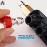 Buy JPT combo 15cm high pressure washer extension wand with 4 spray nozzle tips & quick connector to meet all your pressure washing needs with just one purchase.