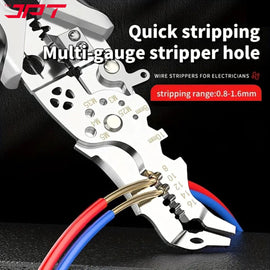 Buy now the JPT wire stripper for cutting, stripping, crimping, winding, splitting, clamping, or wrenching all at the best price in india online. Buy Now