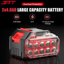Buy JPT 550n.m torque cordless impact wrench at the discounted price online in India. Buy best collection of heavy-duty cordlessimpact wrench at JPT Tools.