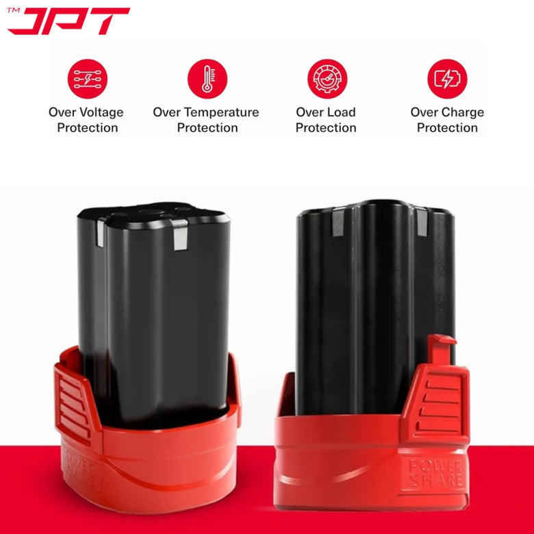 JPT Heavy-Duty 18v Lithium-Ion 1500mAh Battery for 18V Green Drill Machine